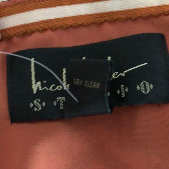 NWT Nicole Miller Tribal Boho Silk Halter Top - s - Picture 7 of 8